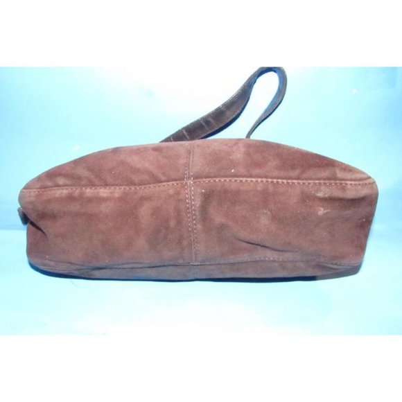 Fendi Shoulder Bag Multiple Hobo Brown Suede Purple Enamel - Picture 11 of 12